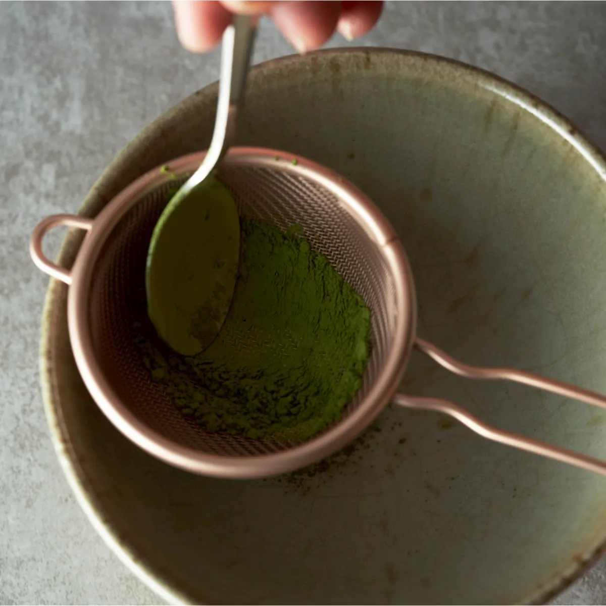 Matcha Strainer Pink Gold
