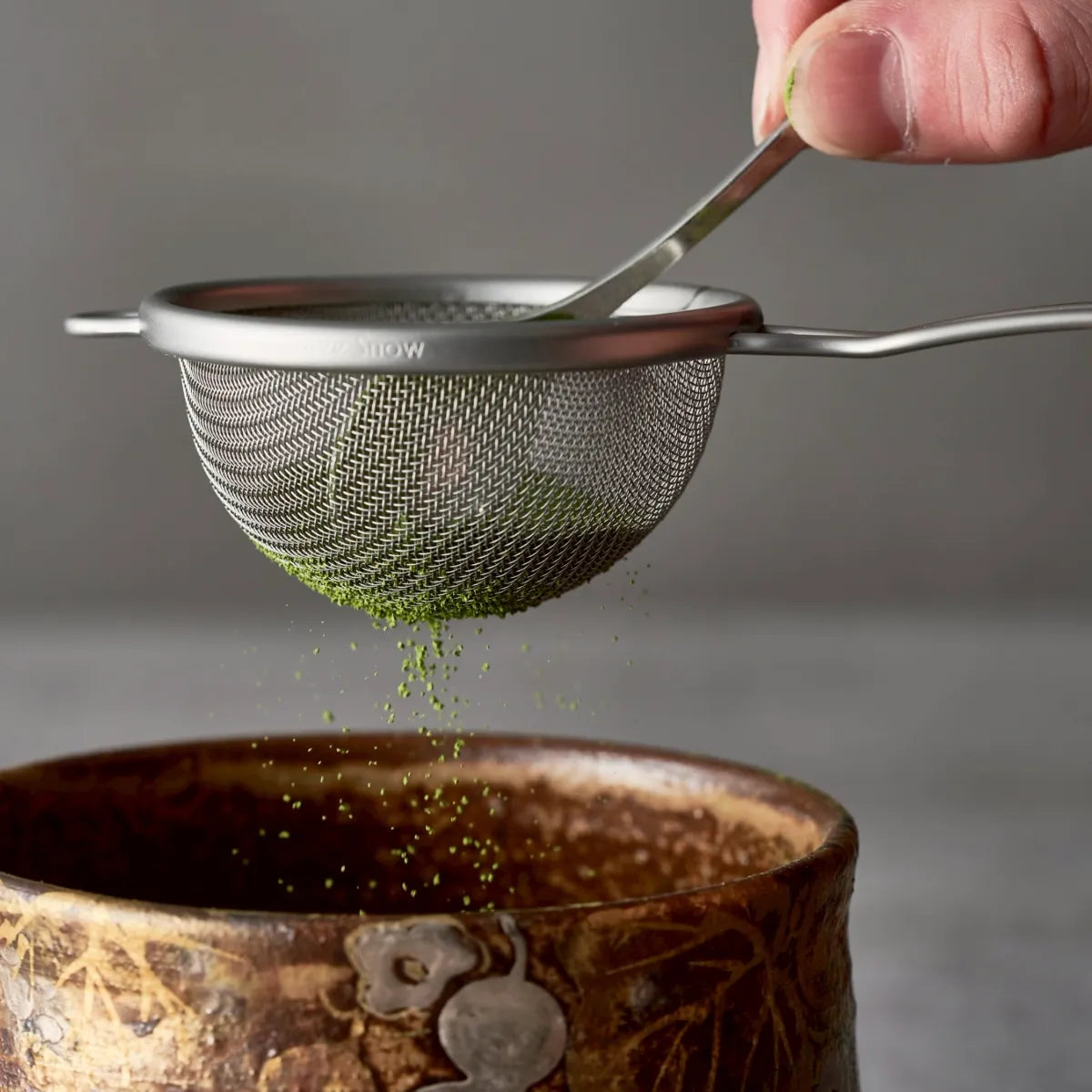 Matcha Strainer Silver