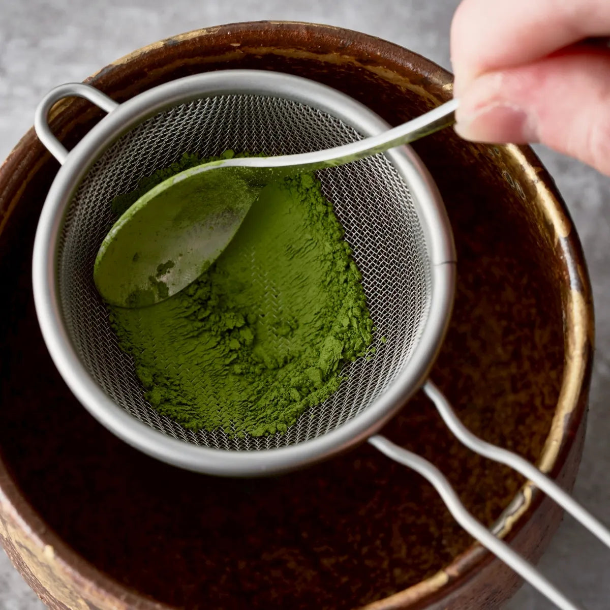 Matcha Strainer Silver