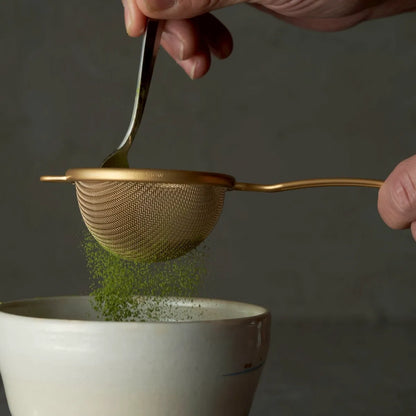 Matcha Strainer Yellow Gold