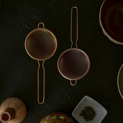 Matcha Strainer Yellow Gold